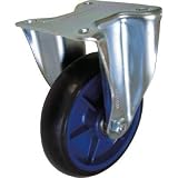 イノアック車輪:イノアック 低始動抵抗キャスター 旋回金具付 Φ150 黒 LR-150WK-BK 型式:LR-150WK-BK