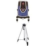シンワ測定 レーザーロボ Neo E Sensor 51AR フルライン・地墨 71506 と エレベーター 三脚 A 76629 のセット