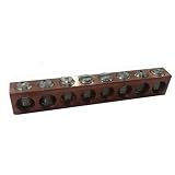 Morris 91155 Morris Products 91155 Neutral Bar, Copper, 12 Circuits, #14 - #4 Wire Range by Morris