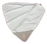 BellyArmor(ベリィアモール) 電磁波対策 2WAYアフガンブランケット(シック) Juno(ホワイトグレー/ベージュ/ピンク) BB-BL-003