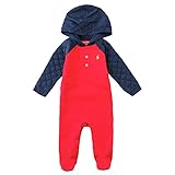 Polo Ralph Lauren/ポロ ラルフ ローレン　Cotton blend fleece coverall　【320632289002H16】　（サイズ：6m、カラー：Cruise red）