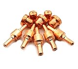 エアー プラズマカッター 消耗品 アクセサリ 電極 CUT40 銅トーン ノズル チップ 各5個 まとめ 全10点 セット