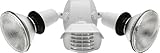 RAB Lighting GT500RW Gotcha Outdoor Sensor Floodlight Kit with 110 Degrees View Detection, 2 Flood a