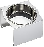 MATUMI (マツミ) アワーズ フレンチブルドッグ専用 フードボウルスタンド クローム 日本製 餌入れ 食器 食器台 足腰の負担を軽減 アルマイト処理 フレブル専用