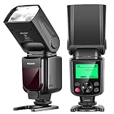 ニーワー NW-670 TTL フラッシュ・スピードライト 液晶画面付き キヤノン、 7D Mark II、5D Mark II III、IV,1300D、1200D、1100D、750D、700D、650D、600D、550D、500D、100D、80D、70D、60D とその他 DSLRカメラ対応