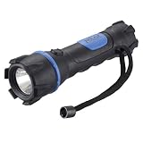 オーム電機 LEDラバーライト(70 lm/単3形×2本使用/連続点灯時間36時間)(ブラック) LHP-R07A7