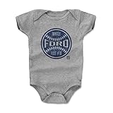 500レベルのWhitey Ford Infant & Baby Onesieロンパース – 新しいYork野球ファンギア野球の殿堂の公式ライセンス – Whitey FordボールB