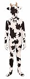 Forum Novelties I'm Invisible Costume Stretch Body Suit%ｶﾝﾏ% Spotted Cow%ｶﾝﾏ% Child Large [並行輸入品]