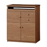 主婦の声から生まれたデスク 国産 完成品 デスク(奥行41cm) J1D-60デスクウォールモカ[幅60cm 高さ74cm] 6190019