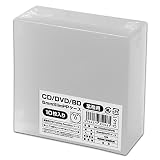 収納ケース CD DVD BD スリム [200枚セット] 透明 シンプル 割れにくい 5mm PPケース