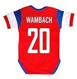 SSU Wambach #20 USA Away Baby Suit/サッカー　アメリカ　アウェイ用　ワンバック　背番号20　ベビー向け (one size)