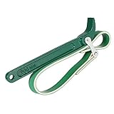 KKmoon 8インチ ストラップレンチ ベルトレンチ オイルフィルターストラップレンチ プロ ヘビーデューティ有効 ハードウェアツール ストラップタイプ