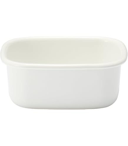 Amazon.co.jp: ミナペルホネン×野田琺瑯 レクタングル深型ホワイト