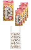 コア 手さげ袋 サル 125枚 (25枚×5冊) 約4-6L 幅30cm×縦40cm 厚さ0.015mm 動物柄 レジ袋 小分け袋 ゴミ袋 おむつ入れ K-941S