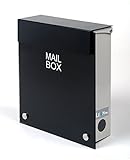 (レオン)LEON 郵便ポスト MB4902 ガラスパネル mail box ポスト クリスタルブラック