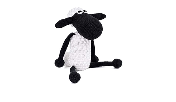 Amazon Daoofthao羊動物ハンドメイドあみぐるみstuffed Toyニットかぎ針編み人形vac ぬいぐるみ おもちゃ