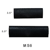 SONONIA 　お買い得　4枚入り　黒い　ゴム製　ウッド　グレイニング　ラバー　M字型　Sサイズ　Lサイズ