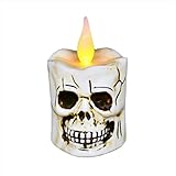IREALIST LED Halloween Lights,Wavy Flickring Flameless Halloween Candle, Battery Operated Halloween 