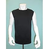 丸首スリーブレス 13-602 ブラック L