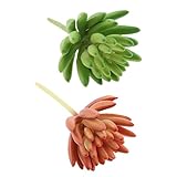 Dovewill ２つ　人工花　人工エチェリア雪蓮　現実的　美しい　オフィスデスク　書店