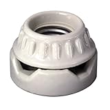 Leviton 9882 660 Watt- 250V, Two Piece Pony Cleat Lampholder, White by Leviton