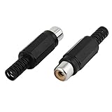 2個オーディオビデオ用8×3ミリメートルメスDC電源プラグScoketコネクタ