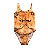 幼児赤ちゃん女の子男の子水着子供動物One Piece Swimsuit Bathing Suit カラー: ブラウン
