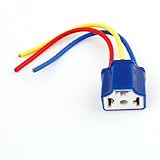 uxcell セラミックソケット　H4ライトソケット　ワイヤープラグ　9003ライトコネクタ　カーヘッドライト