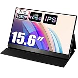 Acouto P15 モバイルモニター 15.6インチ 超薄型 超軽量 疲れ目軽減 青色光源を低減 モバイルディスプレイ スイッチ用 USB