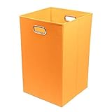 Modern Littles Bold Folding Laundry Basket, Solid Orange by Modern Littles [並行輸入品]