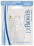 Dr. Brown's Natural Flow Level 2 Standard Nipple (8 Total) by Dr. Brown's