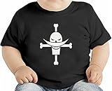 Whitebeard's Jolly Roger オーガニックベビーTシャツ 12 - 18 Months