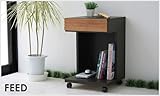 FEEDSIDETABLE(フィードサイドテーブル) ローテーブル ダークブラウン
