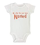 ハリーポッターInspired Onesie " He who has just been named " RB Clothing Co カラー: ホワイト