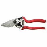 BERGER Tools BERGER Bypass #1104 Pruning Shear with Angled Cutting Head for Smaller Hands, Red [並行輸入