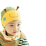 Laparc (ラパルク) カラフル 帽子 スタイ ベビー イエロー ブルー ベージュ ピンク オレンジ ( フリーサイズ ) セット (黄色)
