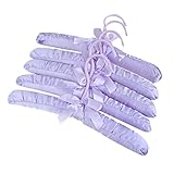 5pcs 子供服ハンガー　服フック　子供用 セット (パープル)