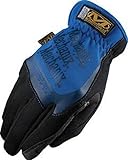 新しいMechanix Wear FastFit大人用テキスタイルグローブ、ブルー、Large / Lg