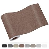 補修布シート 10×160cm 布 穴補修り リネン 貼れる布 普通地~ 厚地用 はんぷ ハンプ 生地 リペアシート手芸用品 ナイロン用 補修シートリペアデコレーションキット(ブラック)