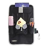 BNZHome Car Seat Back Organizers, Waterproof Protectors Cover Kick Mats with Super Capacity Multi-Po