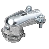 Hubbell-Raco 2691-25 Connector, Squeeze, 3/8-Inch Trade Size, 90 Degree, Armored/Flex, Zinc [並行輸入品]