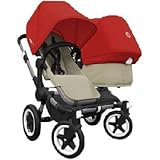 Bugaboo Donkey バガブー ドンキー Duo Stroller デュオ ベビーカー in Sand/Red サンド/レッド [並行輸入品]