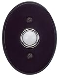 Atlas Homewares DB646-BL 3-Inch Traditionalist Door Bell from the Door Bell Collection, Black by Atl