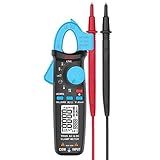 デジタルAC/DCクランプメータオートレンジTrms Ac/Dc電流電圧容量温度周波数オームライブチェックVアラートテスター