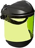 Sellstrom 31200 ArcFlash Black Crown/Chin Guard and Polycarbonate 9.9 Cal Anti-Fog Window Protective