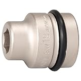 トネ(TONE) インパクト用ソケット 8NV-19 差込角25.4mm(1") 二面幅19mm