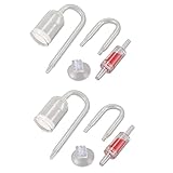 Hlsicnalm 8x 水族館のガラス工場のCo2ディフューザーUシェイプチューブ