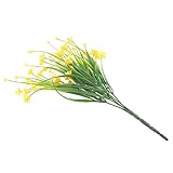 SONONIA 花束　装飾　椿　造花　観賞植物　全４色選択　布＋プラスチック製　ホーム　オフィス　イベント　 - 黄