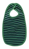 Rockabye-Baby Stripe Bib (Navy/Green, One Size) by Rockabye-Baby