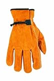 Custom Leathercraft 2057M Split Cowhide Drivers Gloves with Tape and Ball Close Medium [並行輸入品]